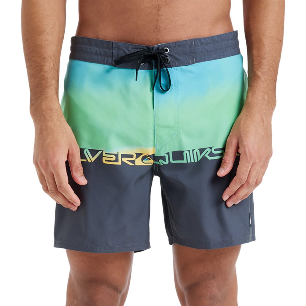 Quiksilver Everyday Half Jam Badeshorts Herren summer green wordblock