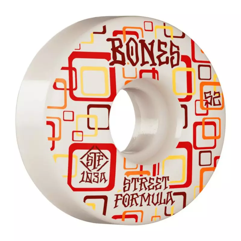 Roues skate BONES (x4) Stf V3 Retros Slims 103A