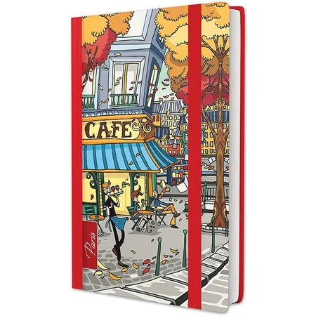 RNK Verlag Notizbuch City Collection - Paris Café, liniert