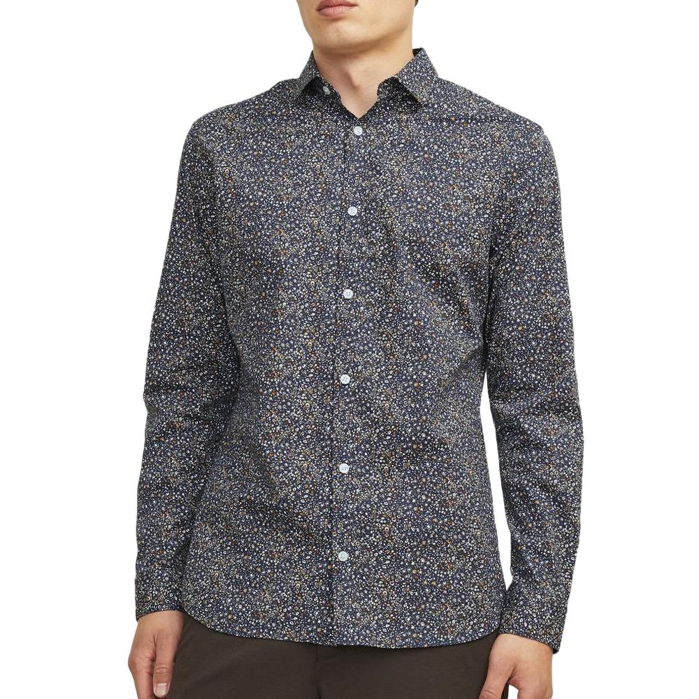 Jack & Jones Chemise Marine à Motifs Homme Jack & Jones Blablackpool