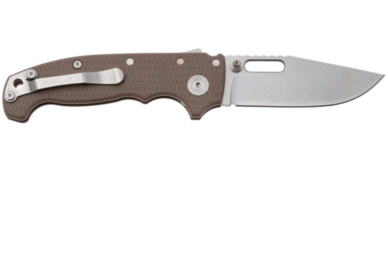 Demko Knives MG AD20S Shark-Lock, MagnaCut Clip Point MGAD20S-MAG-EAR-G10 Earth G10, zakmes