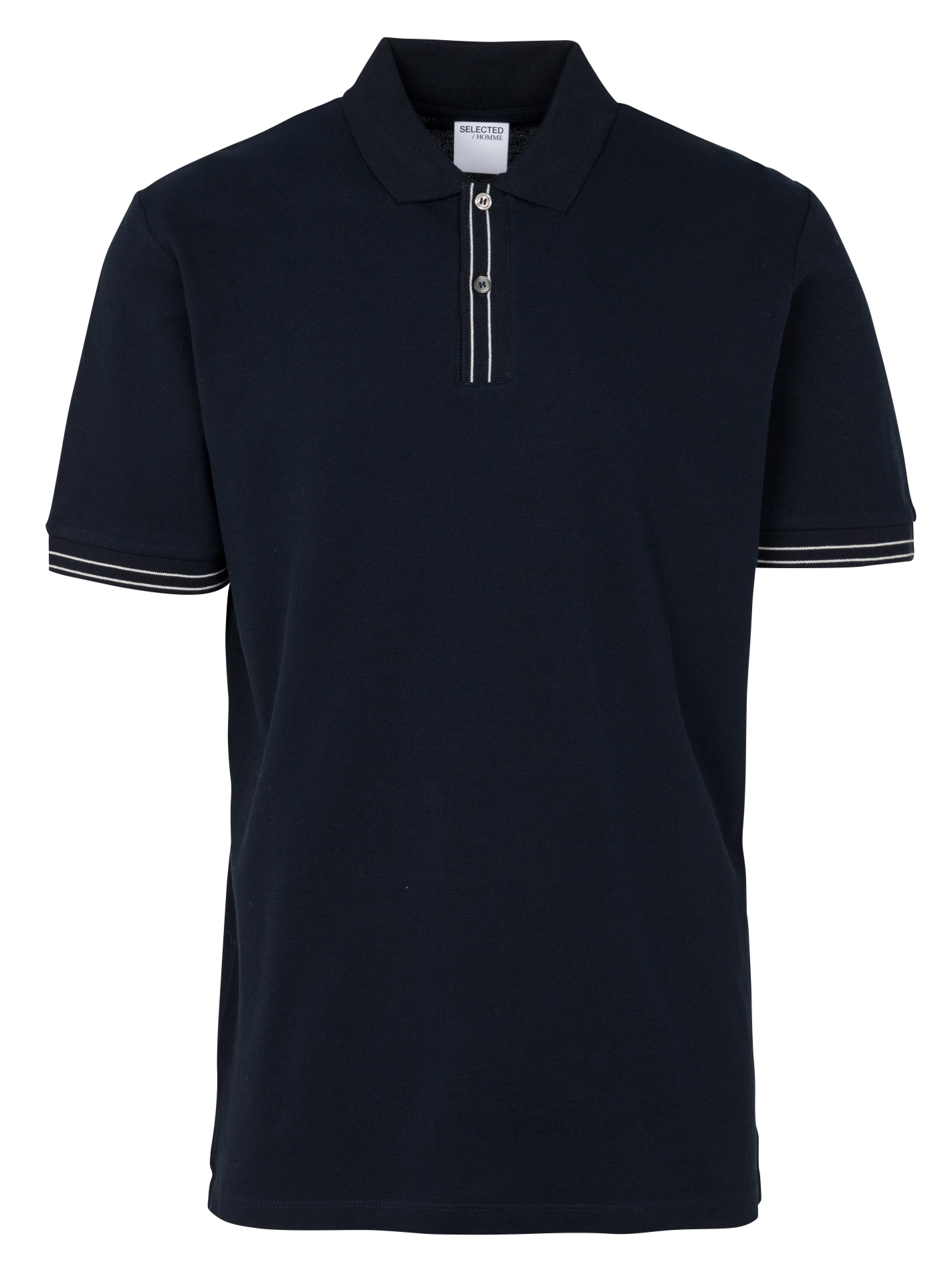 Polo regular-fit en coton bio | Bleu