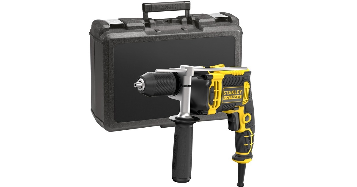 StanleyFATMAX 750W klopboormachine  (Geel/zwart, 1 Snelheid, met koffer)