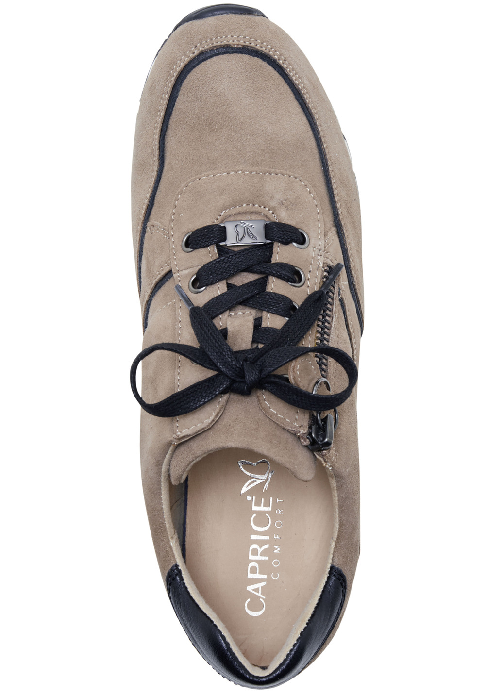 Caprice Schnürschuh mit praktischem Seitenreißverschluss