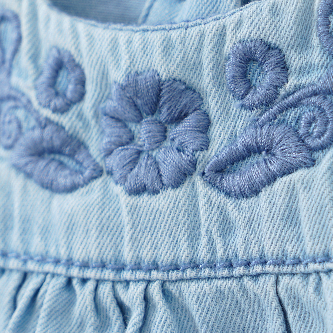 Topomini Newborn Kleid und Höschen im Set hellblau