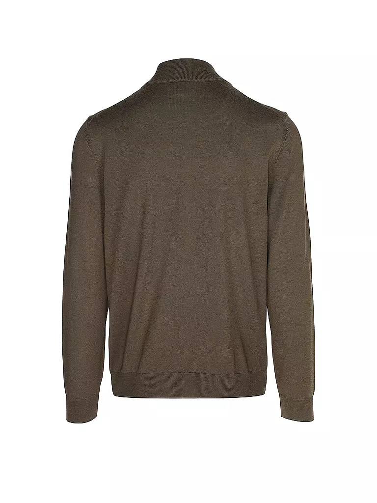 BOSS Strickjacke olive