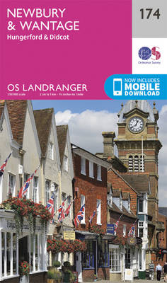 Newbury & Wantage, Hungerford & Didcot - OS Landranger Map 174 (Sheet map, folded)