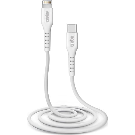 SBS lightning kabel 1 meter - hvid