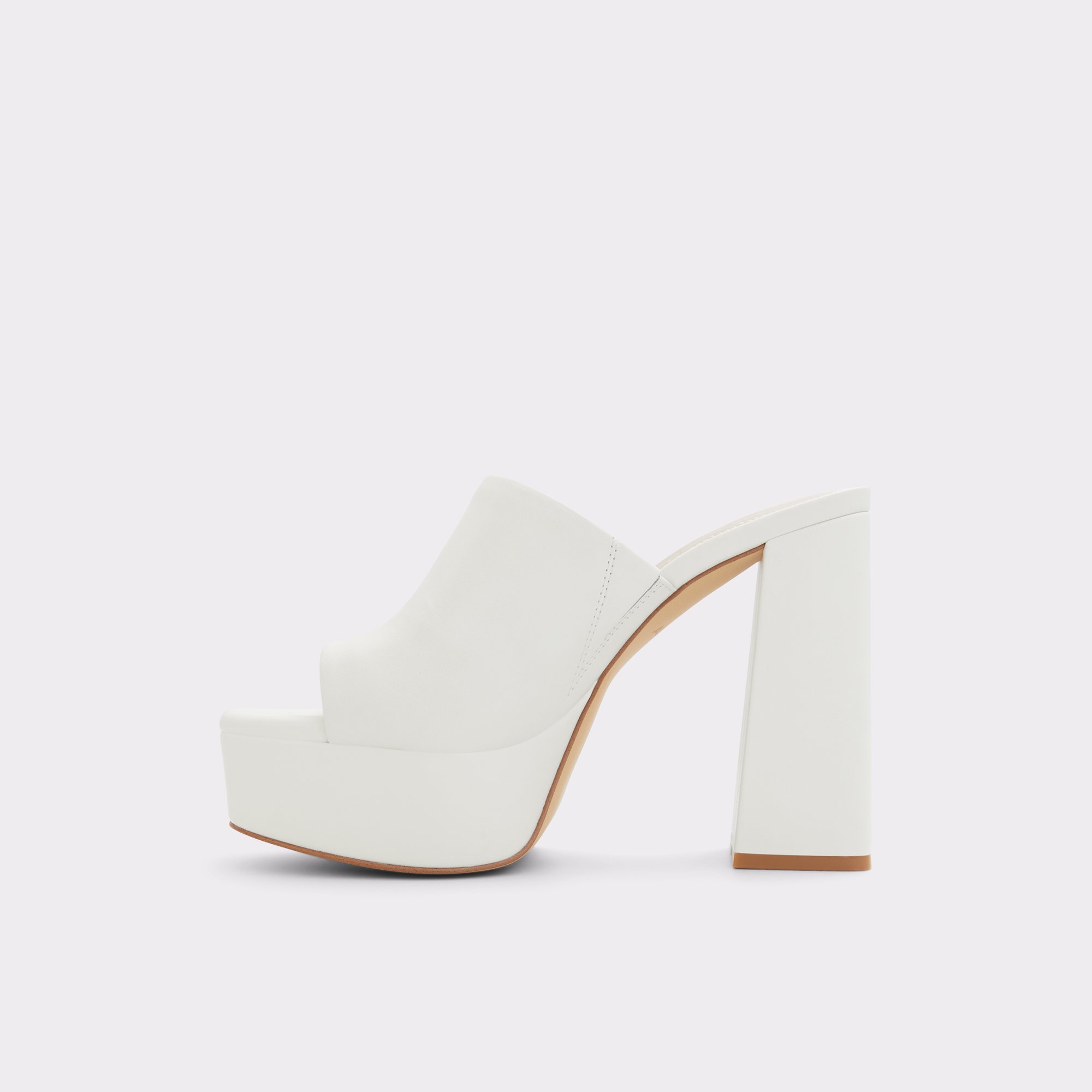 Cassey White-Bone Women Mule Shoes