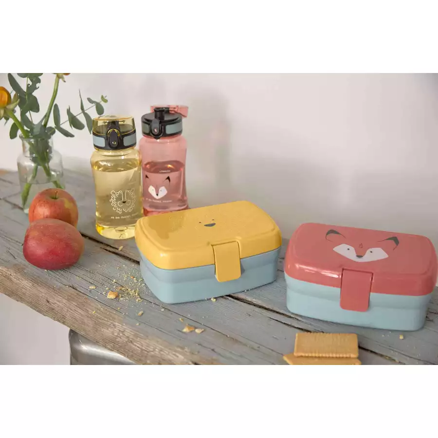Lässig Kinderrucksack mit Brotdose & Trinkflasche About Friends gelb