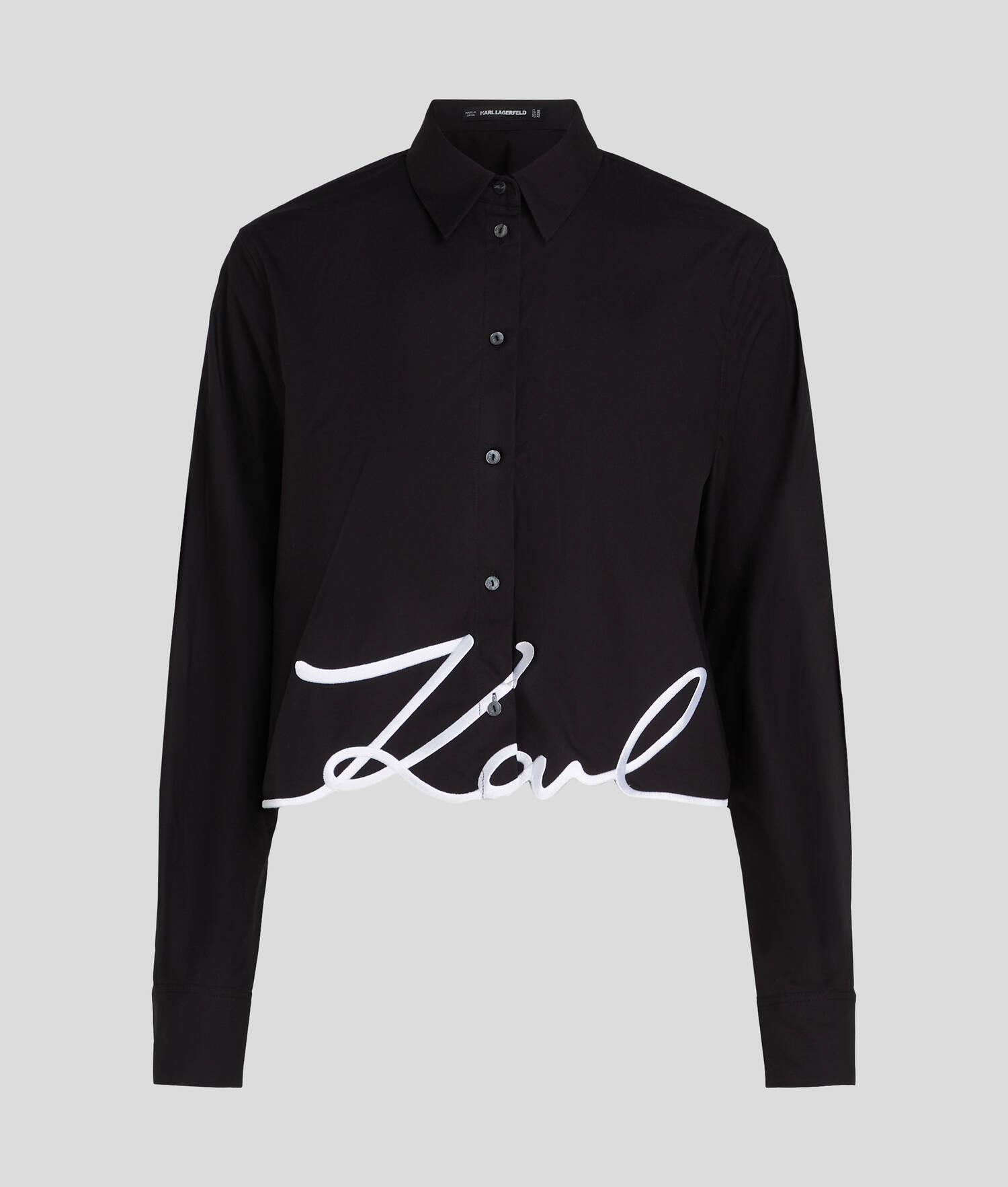 CHEMISE CROPPED KARL SIGNATURE