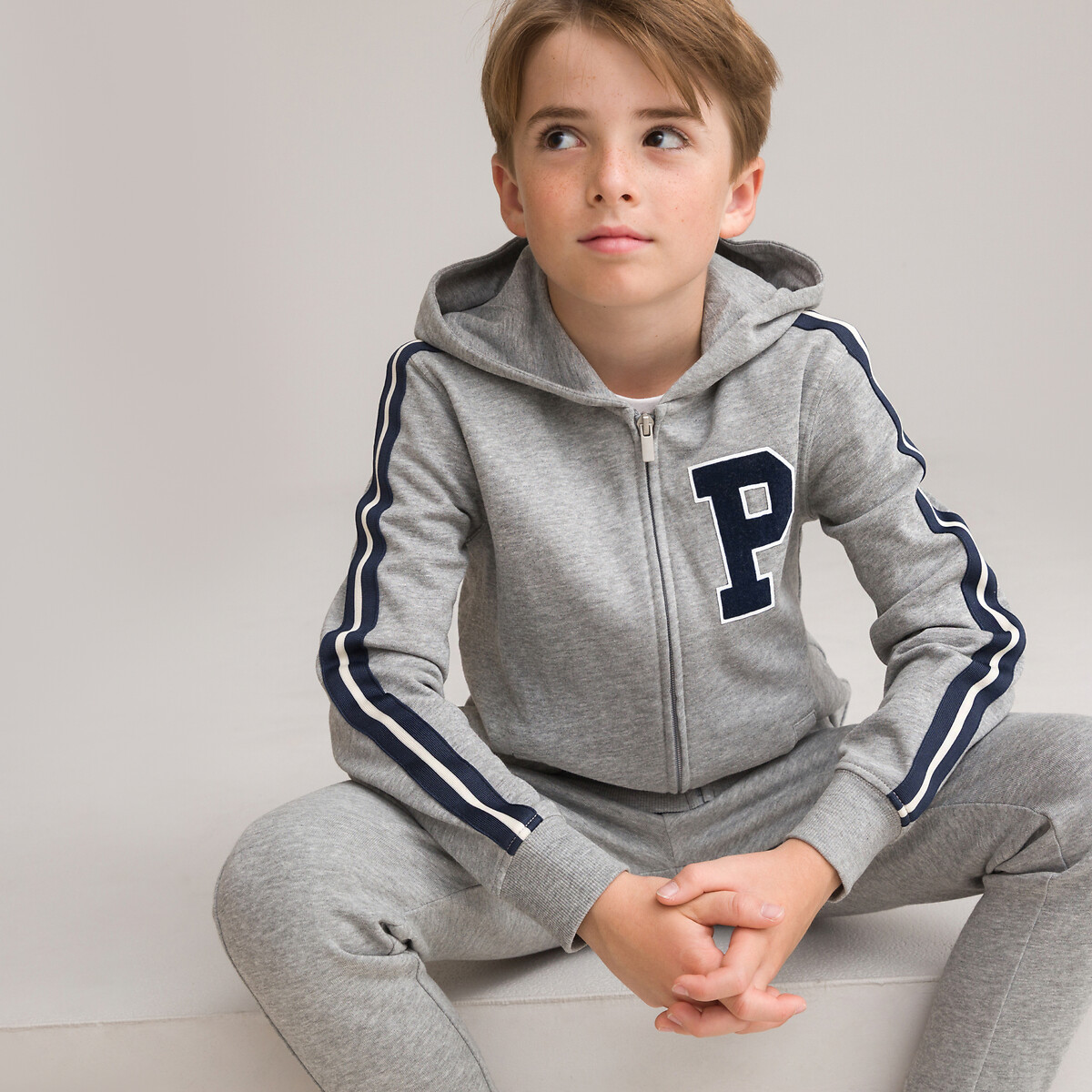 COLEÇÃO LA REDOUTE<br>Conjunto de 2 peças, suéter e calça de moletom