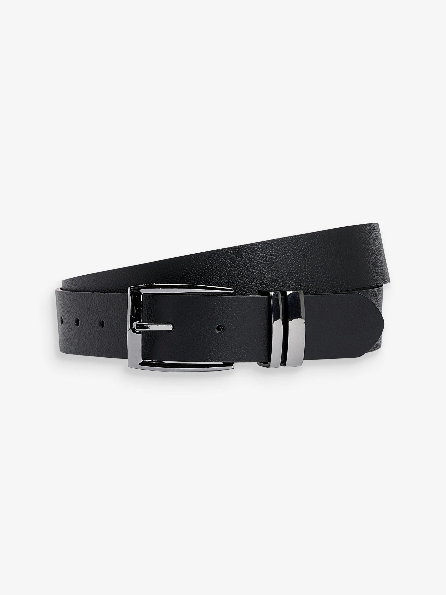 Zwart - Korrelig leren riem