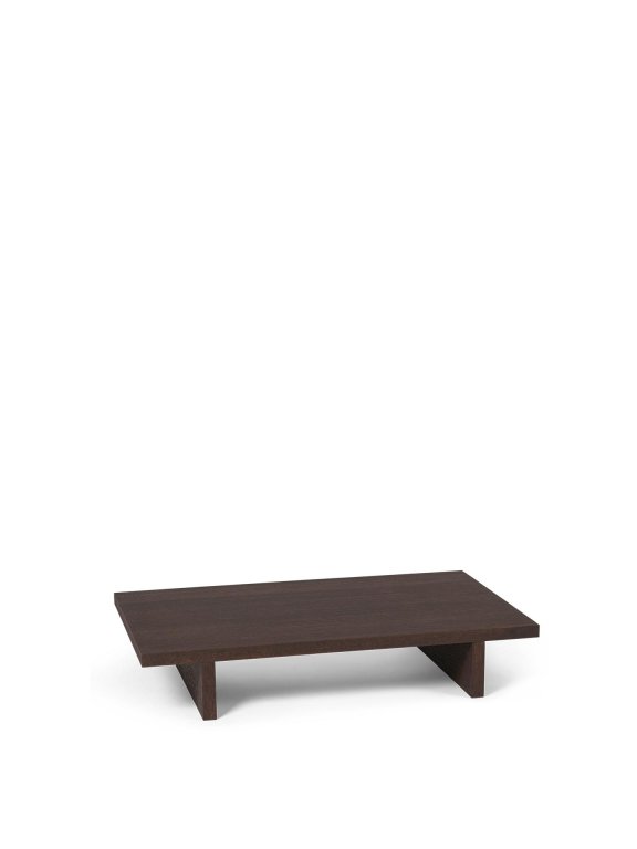 Ferm Living Kona salontafel low 78x47 donker gebeitst eiken