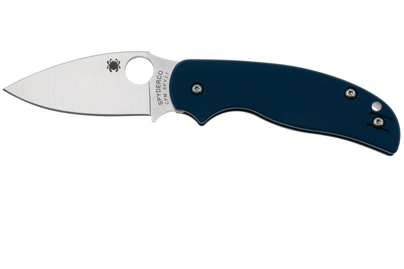 Spyderco Sage 5 CPM SPY27 C123GPCBL Cobalt Blue G10 zakmes