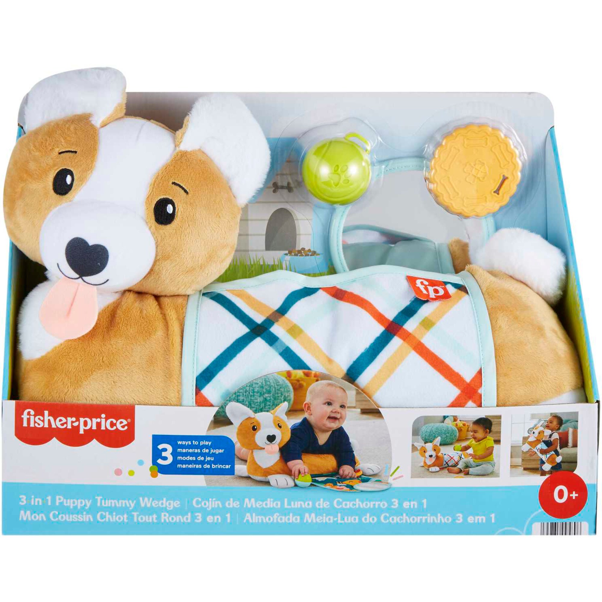 Mattel Kuscheltier 3-in-1 Hündchen Spielkissen