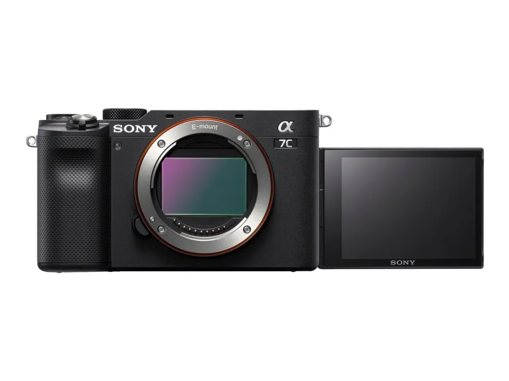 Sony a7C ILCE-7C - Digitalkamera - spejlløst - 24.2 MP - Full Frame - 4K / 30 fps - kun kamerahus - Wireless LAN, NFC, Bluetooth - sort