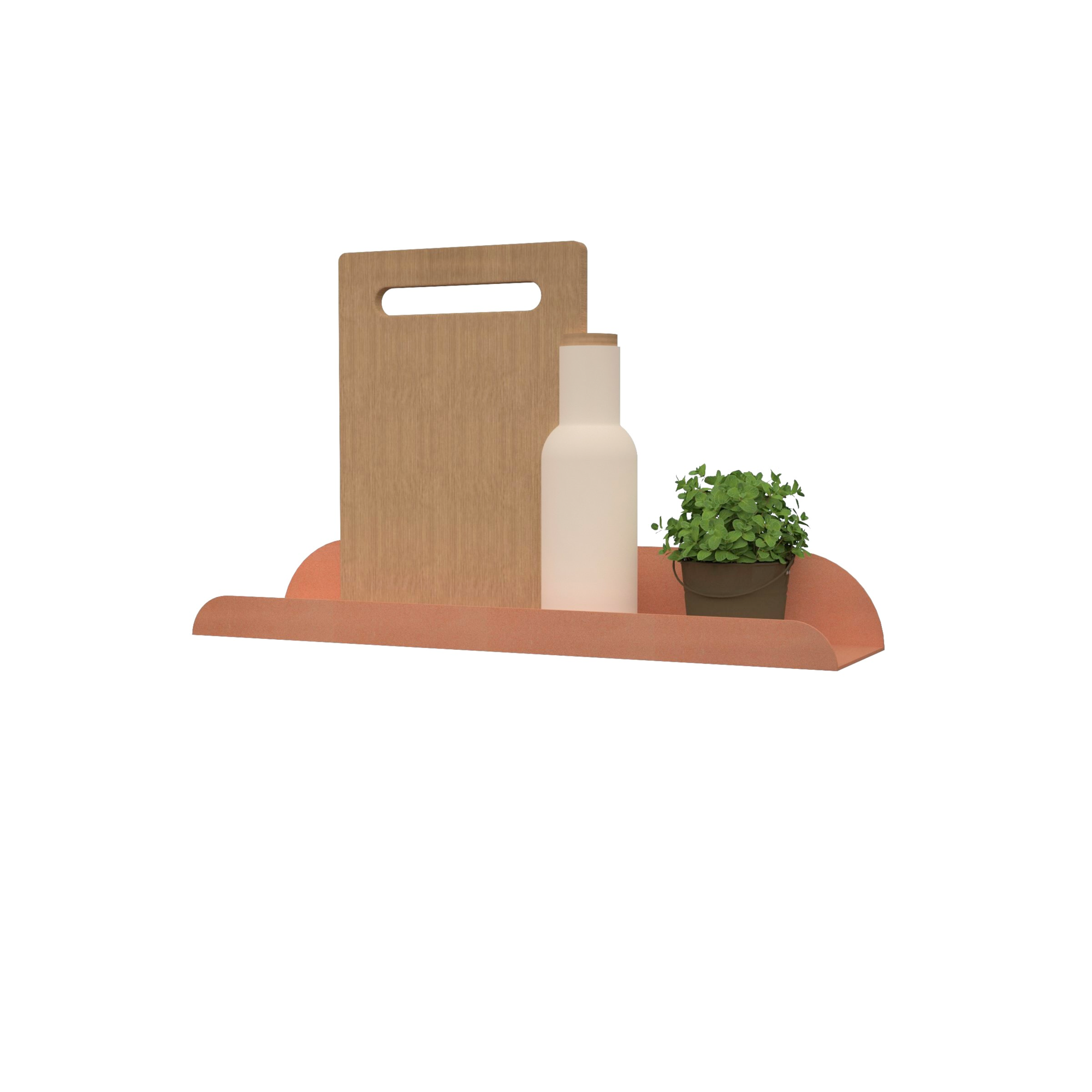 Keukenplankjes LIMA 40cm - set van 2 plankjes Blush