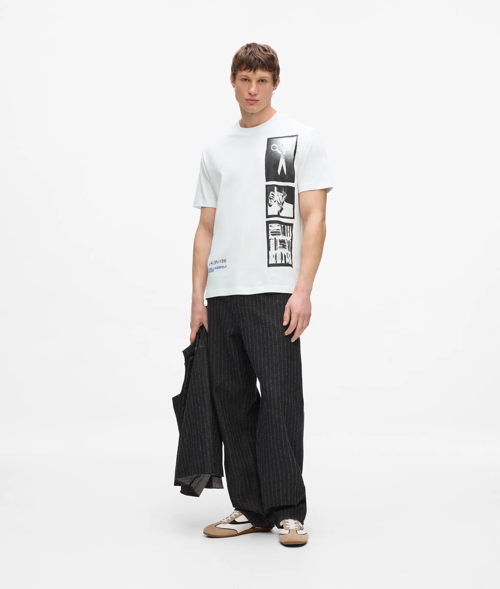 T-shirt met Polaroid-print