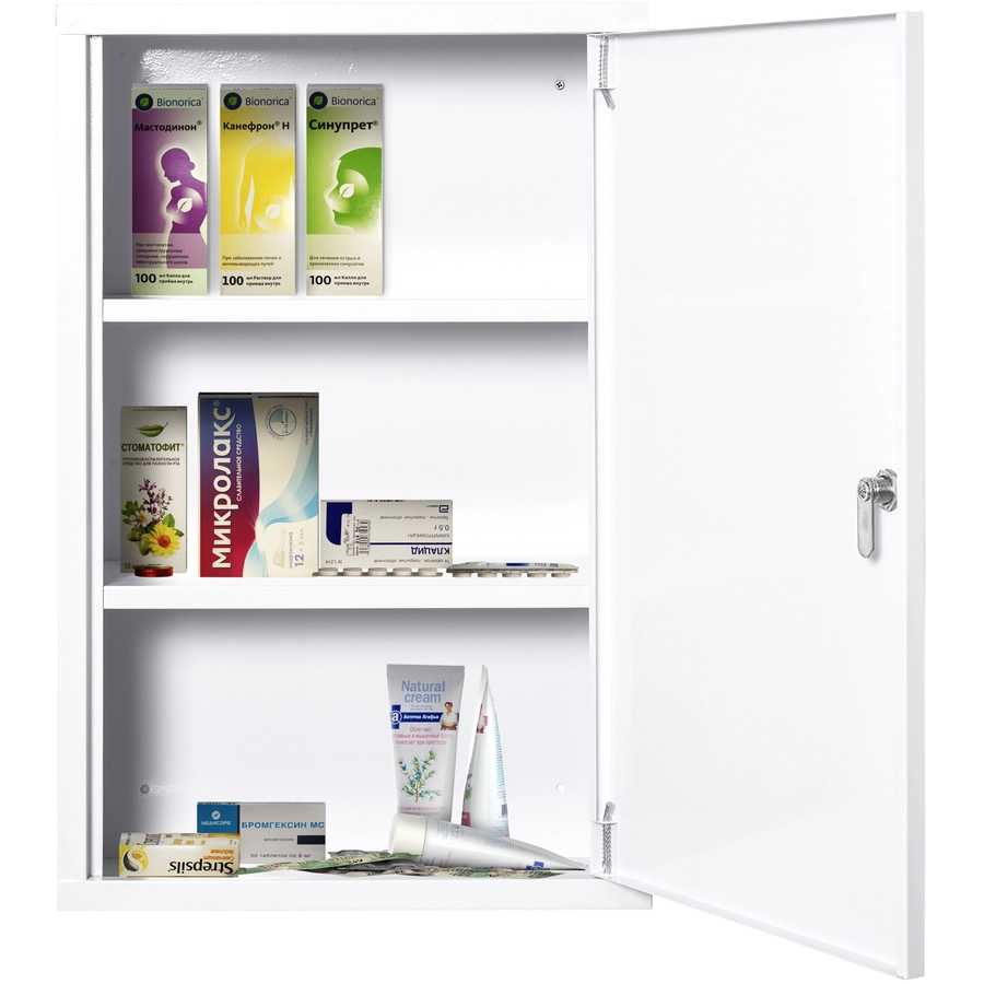 kleankin Medizinschrank weiß