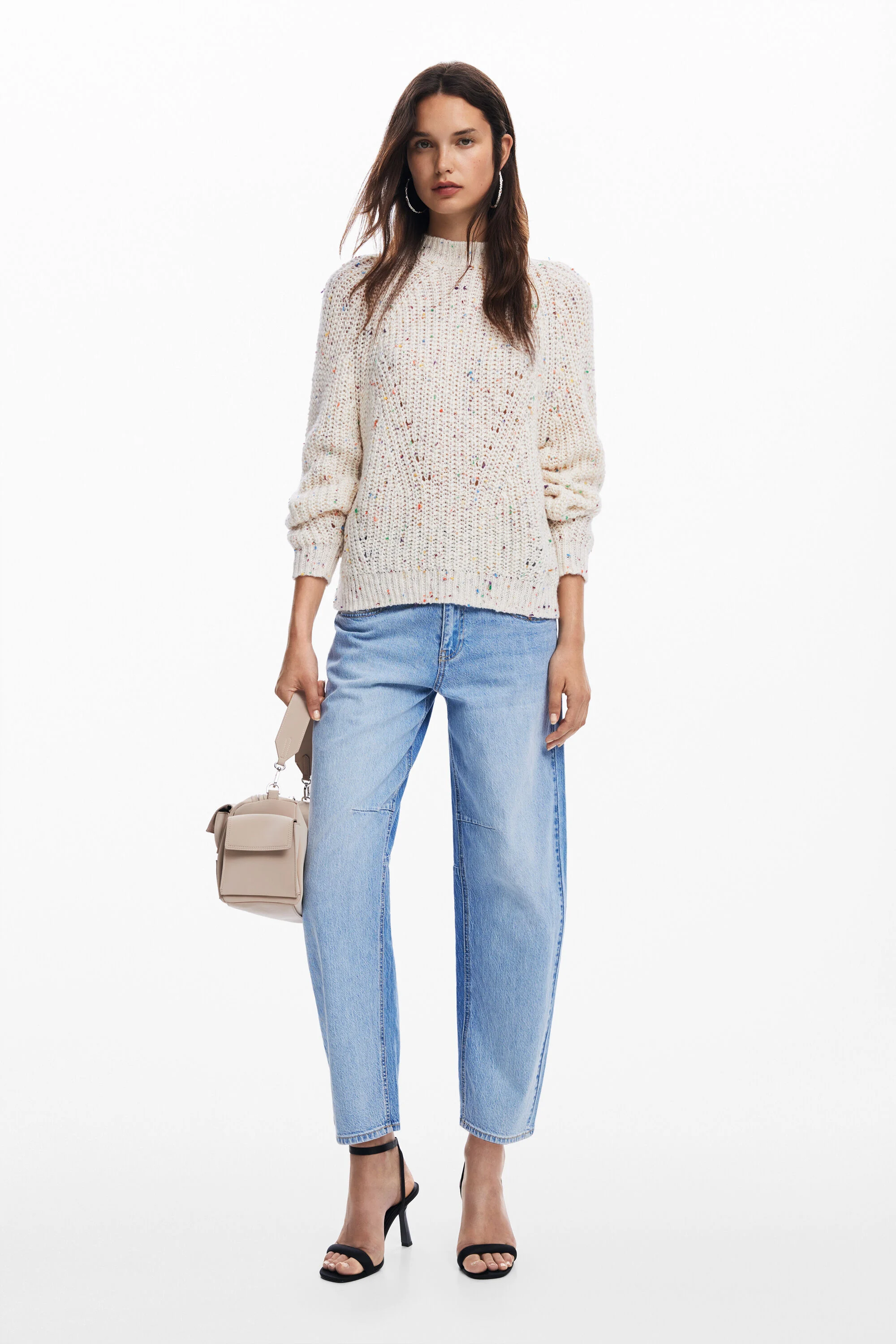 malha de renda oversized