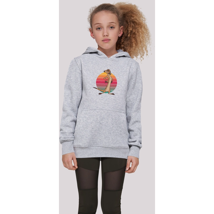 F4NT4STIC Hoodie  König der Löwen Timon Sunset heather grey