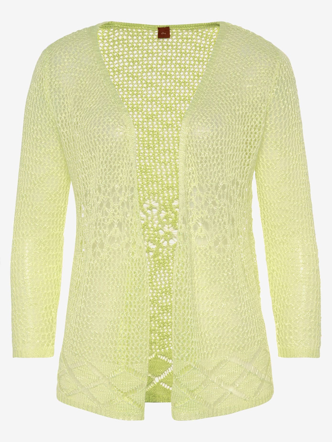 Veste en tricot cardigan motif ajouré