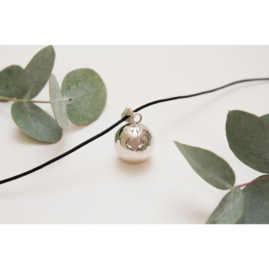 Bijou de grossesse Bola   Argent avec pieds        de               Babylonia