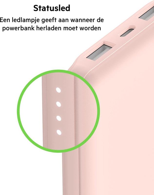Belkin Boost-Up Charge Powerbank - 10000 mAh - 15W - Roze