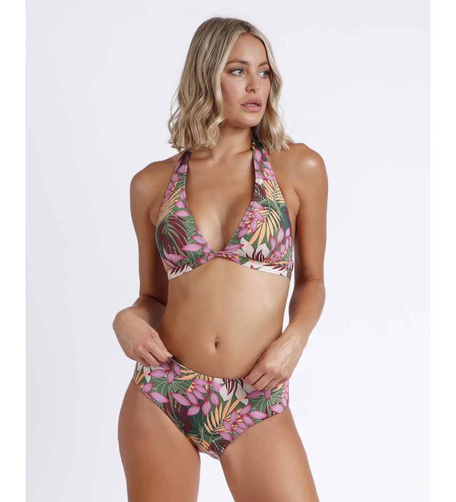 Biquíni Halter Havaiano Estampado Admas