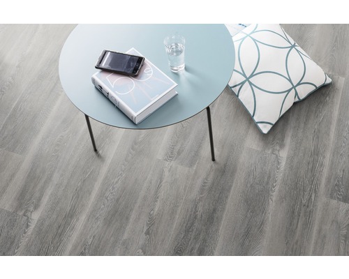 Primetex houtlook PVC vloer, grijs, 400 cm breed (per meter verkocht)