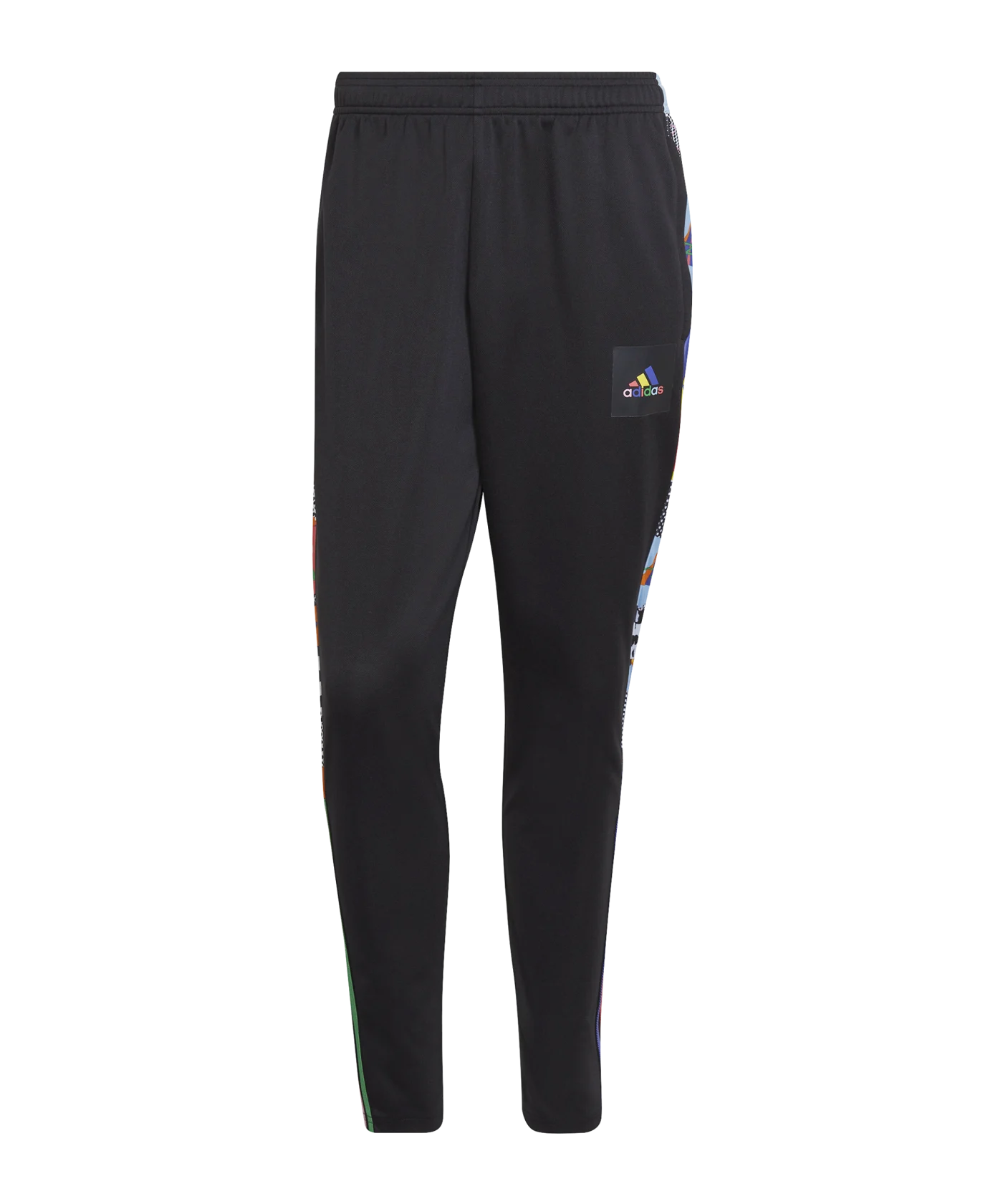 adidas Tiro Pride Trainingshose Schwarz Blau Rot