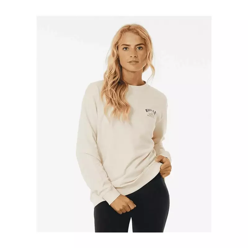 Sweat femme RIPCURL Rss Leisure Fleece Off White S