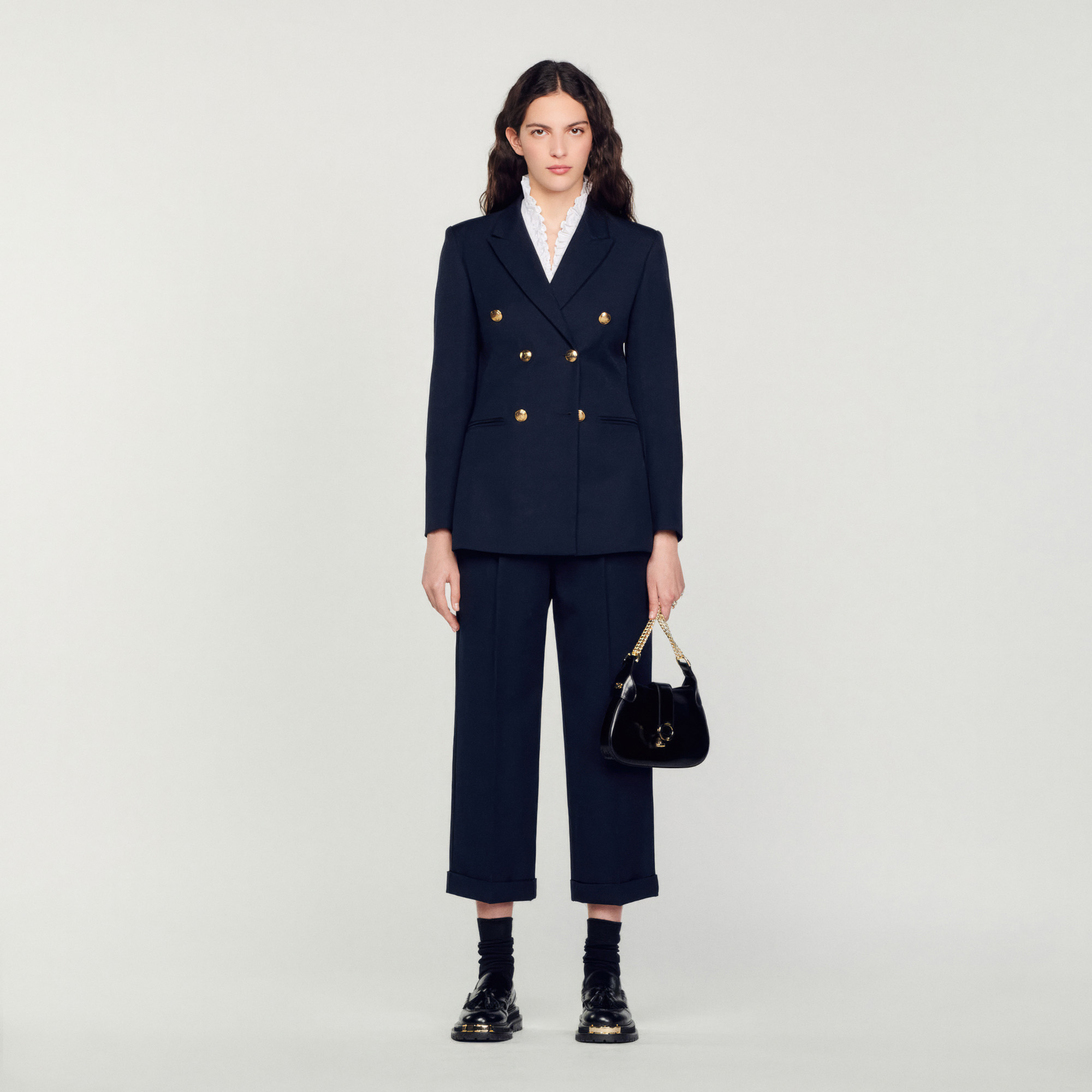 Veste de tailleur double boutonnage