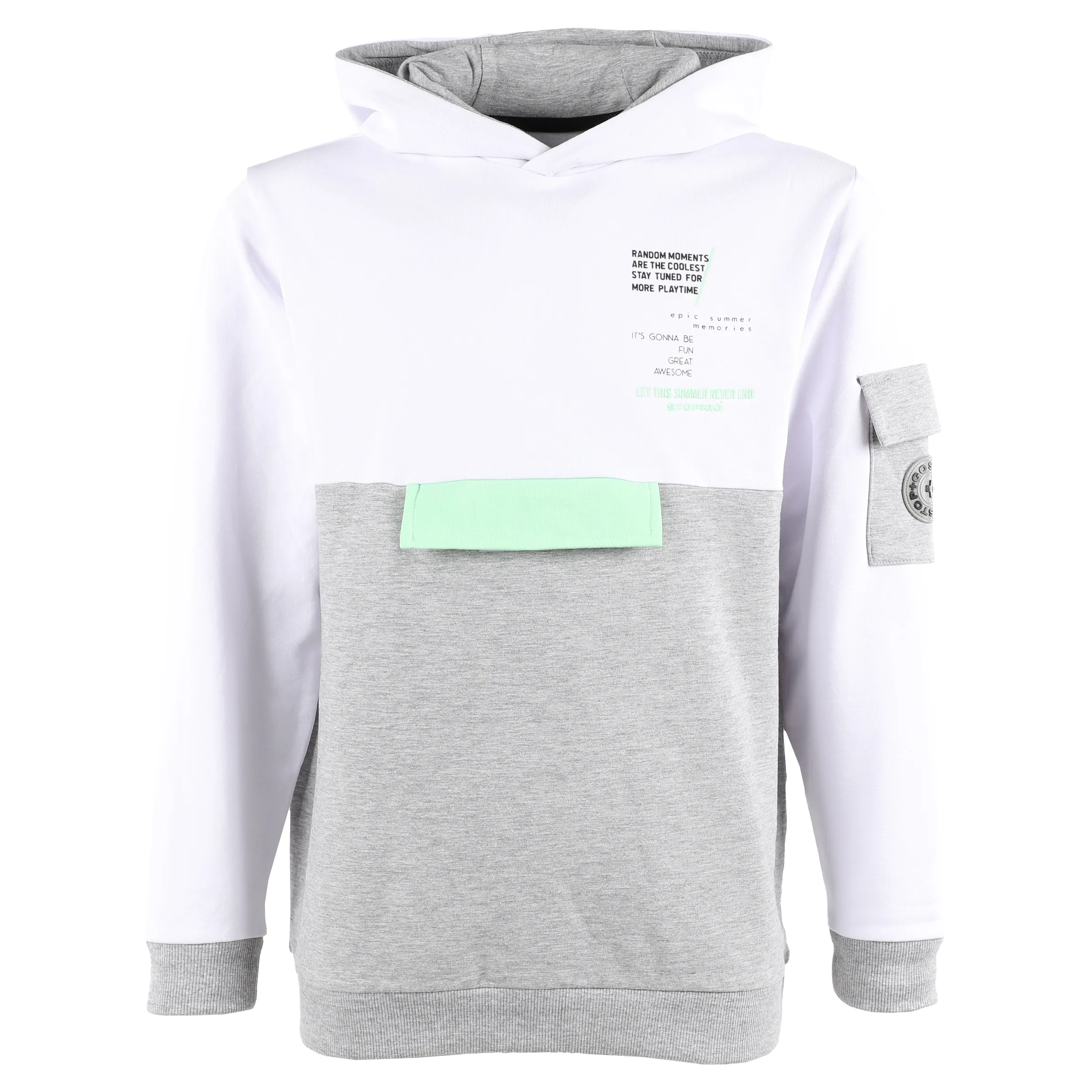 Jungen Hoodie in schöner Farbgebung
