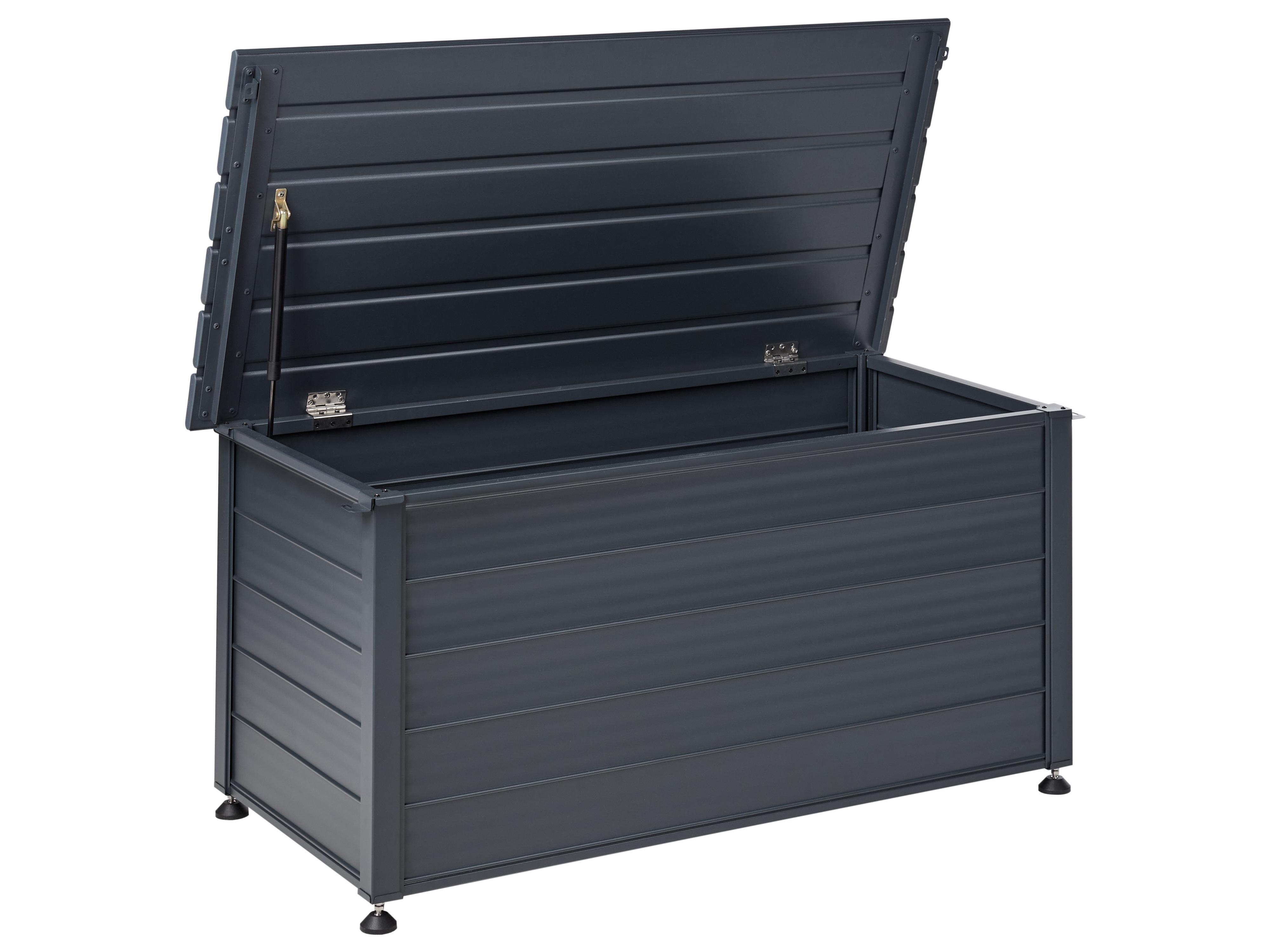 Kussenbox CAMPALTO 123 cm 60 cm Donkergrijs