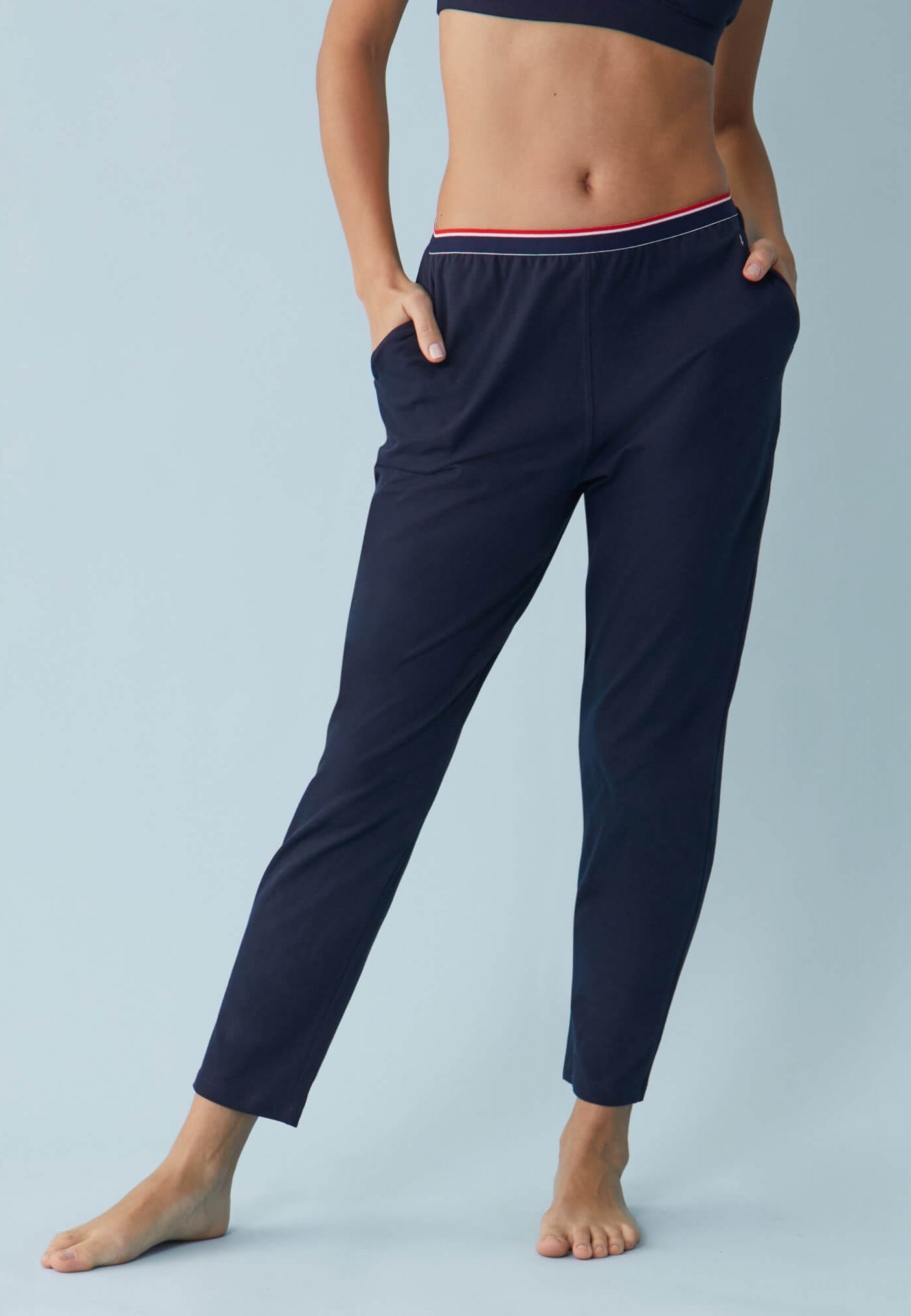 Pantalon de pyjama en coton-Chouchou Marine