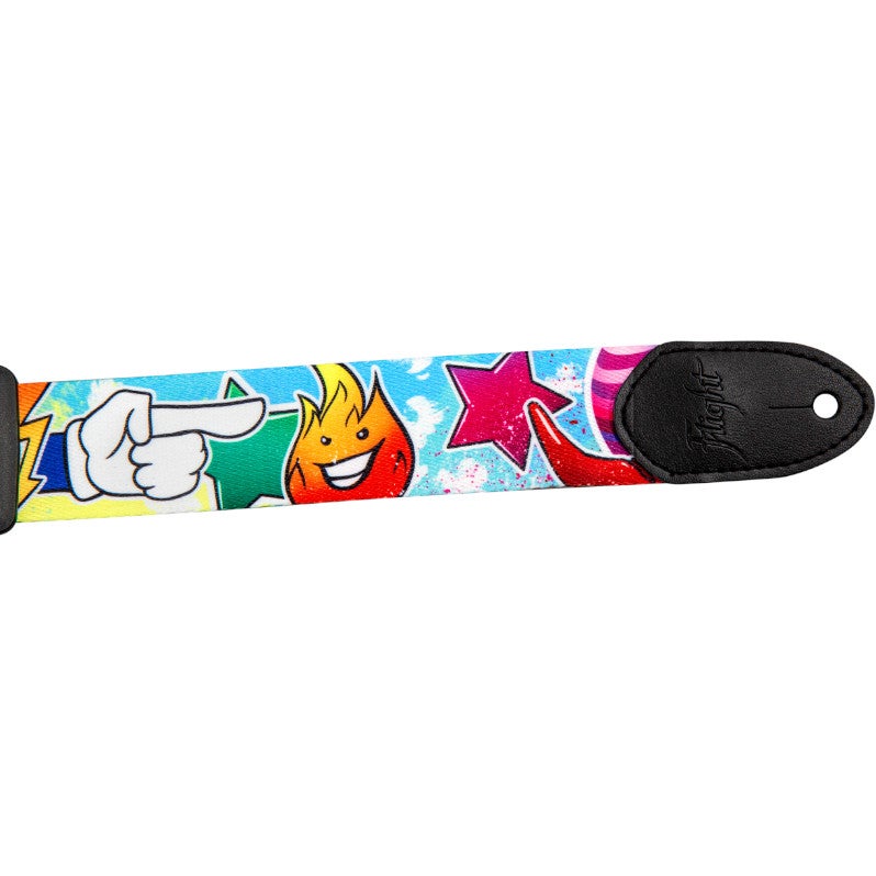 Flight S35 Polyester Ukulele Strap WOW draagband voor ukelele