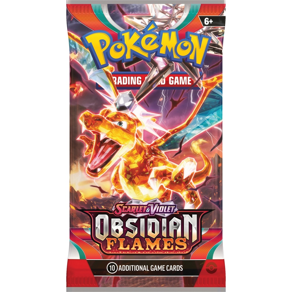 Pokémon-Sammelkartenspiel: Scarlet & Violet - Obsidian Flames Boosterpack-Sortiment