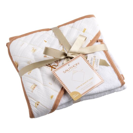 Sunlight Cape de bain + gant   de               Sauthon Baby Déco