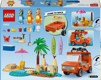 LEGO Bluey 11202 Bluey og familiens biltur til stranden
