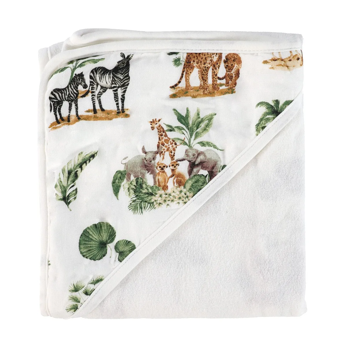 Bébé Confort Serviette à Capuchon Bambou - Jungle