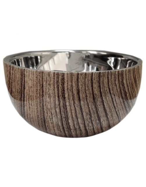Adori Voerbak Dubbelwandig Bijou - Hondenvoerbak - 15.5x8 cm Bruin