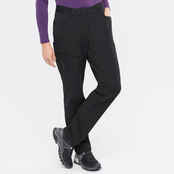 Pantalon randonnée SALOMON WAYFARER WARM PANTS W DEEP BLACK