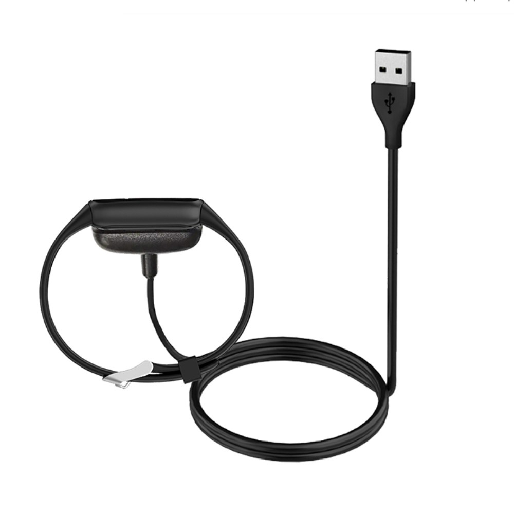 (50cm) Fitbit Luxe / Luxe Special Edition USB Ladegerät Dockingstation - Schwarz