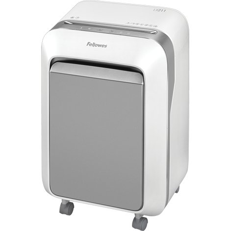 Destructeur fellowes lx 211 coupe micro 15f systeme       intellibar 100 pourcent       antibourrage safesense