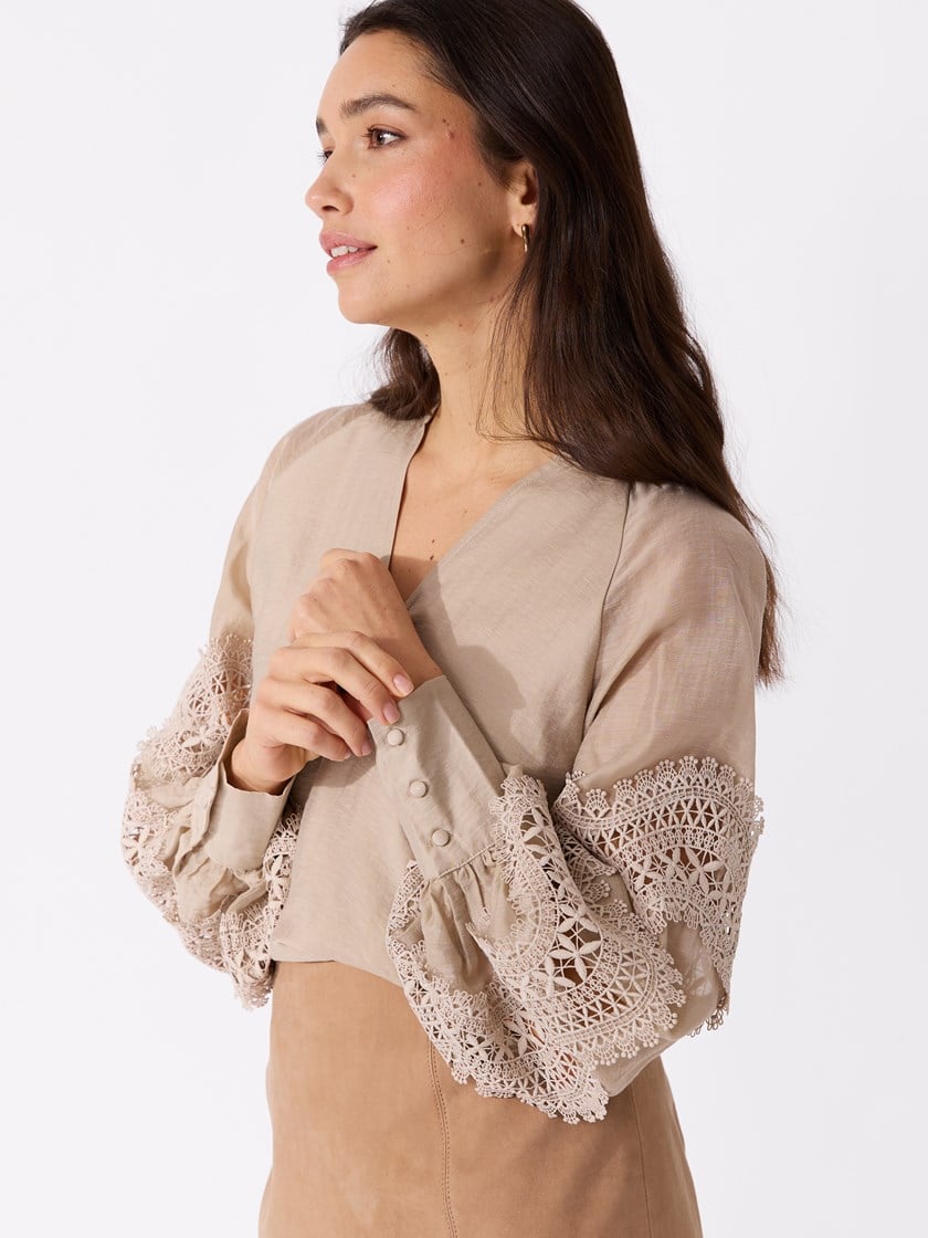 Ella bluse Cobblestone