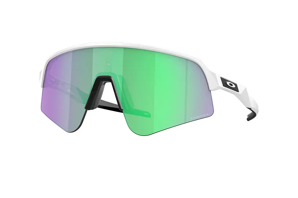 Oakley Sutro Lite Sweep Sport Zonnebril Mat Wit met Prizm Road Jade Lens