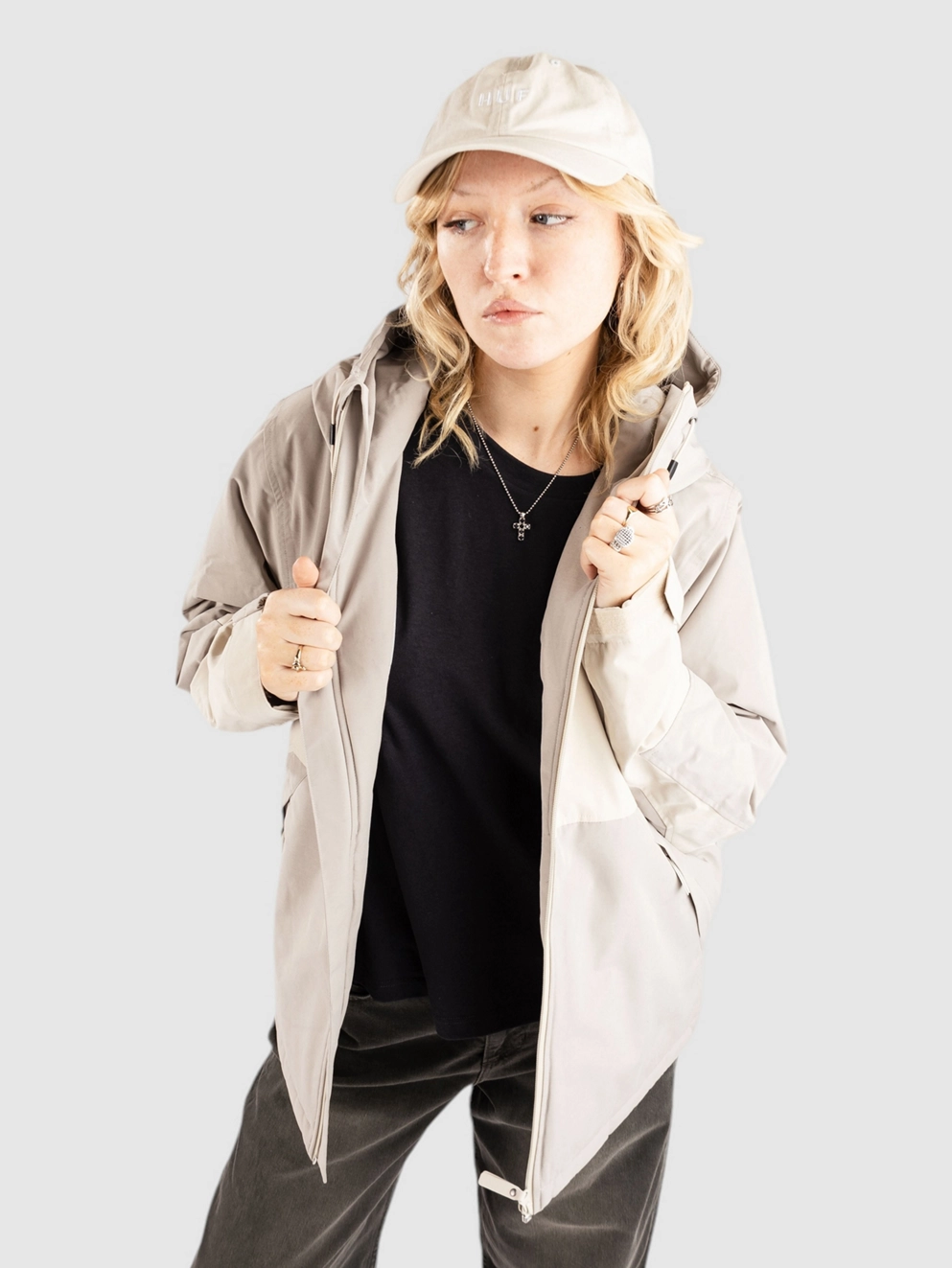 Iriedaily Kat Hooded Jacket beige