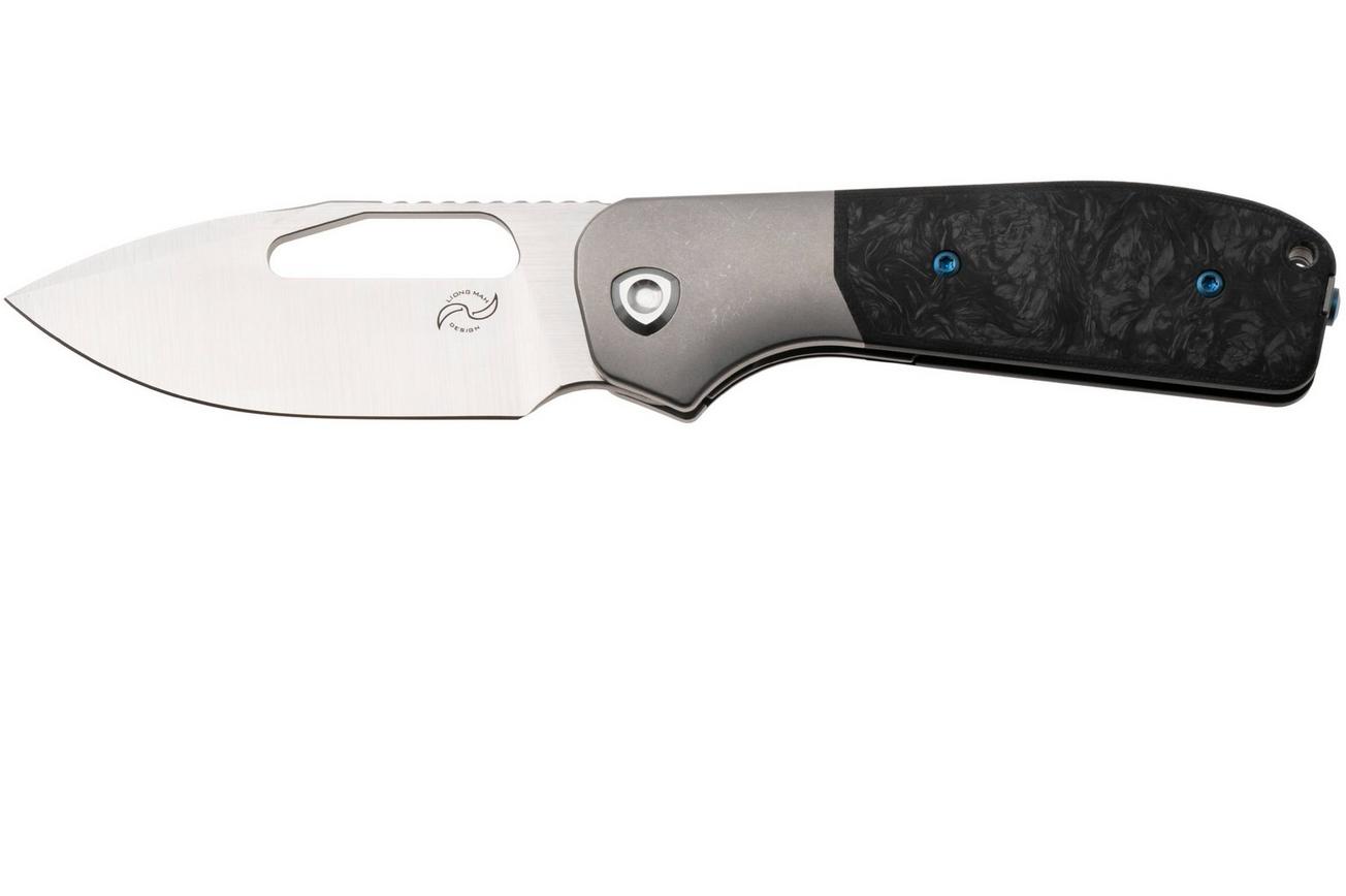 Liong Mah Field Duty 3.5 Satin S90V, Dark Matter Carbonfiber Titanium, zakmes